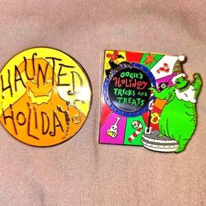 Disney Disneyland NBC Haunted Mansion Holiday Oogie Boogie Tricks & Treats Pin